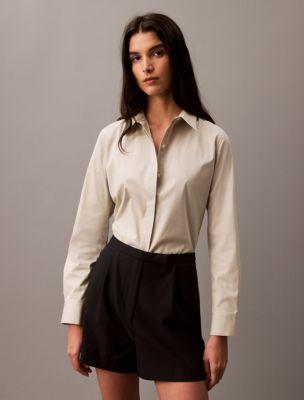 Stretch Poplin Classic Button-Down Shirt Product Image