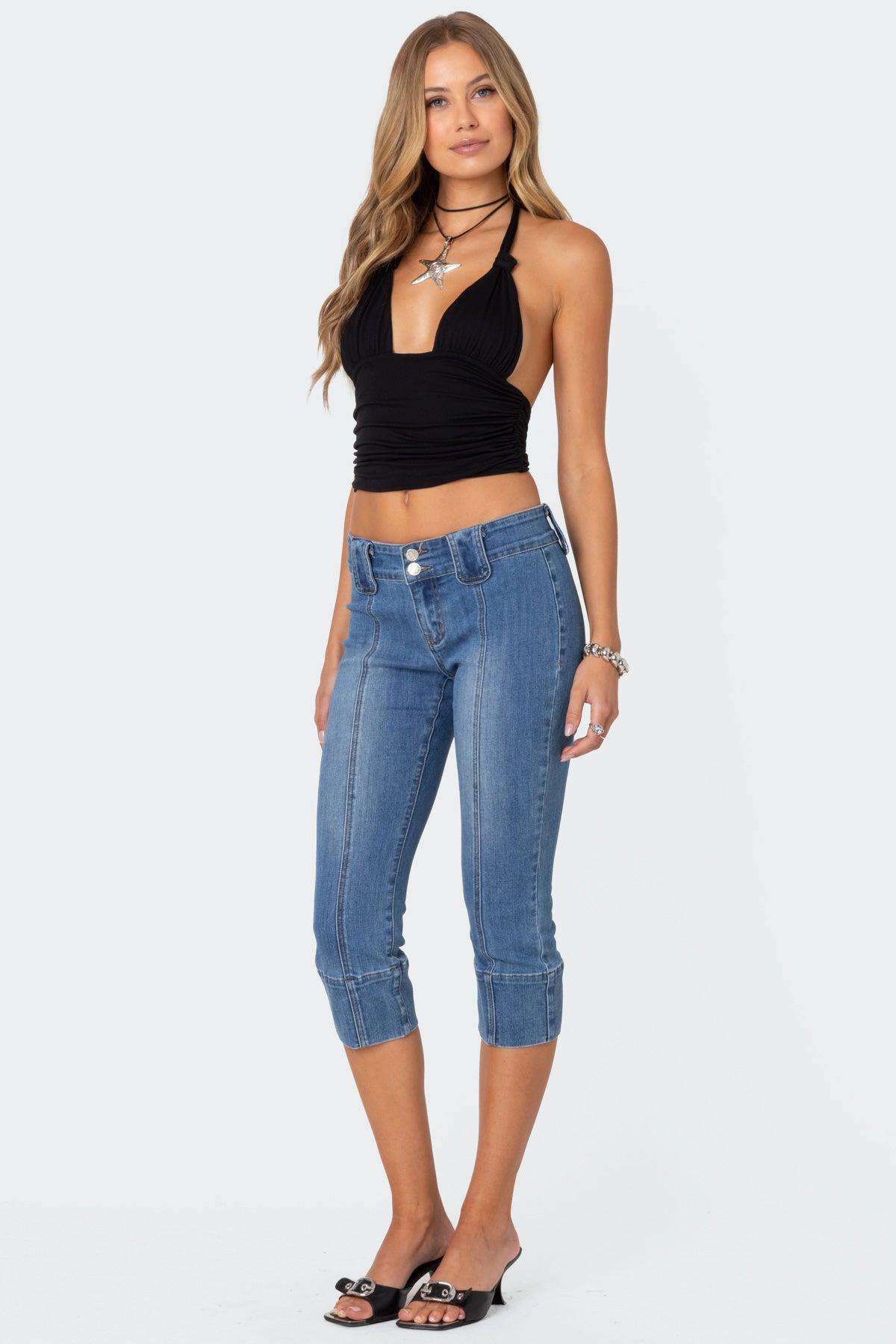 Lillie Knotted Halter Top Product Image