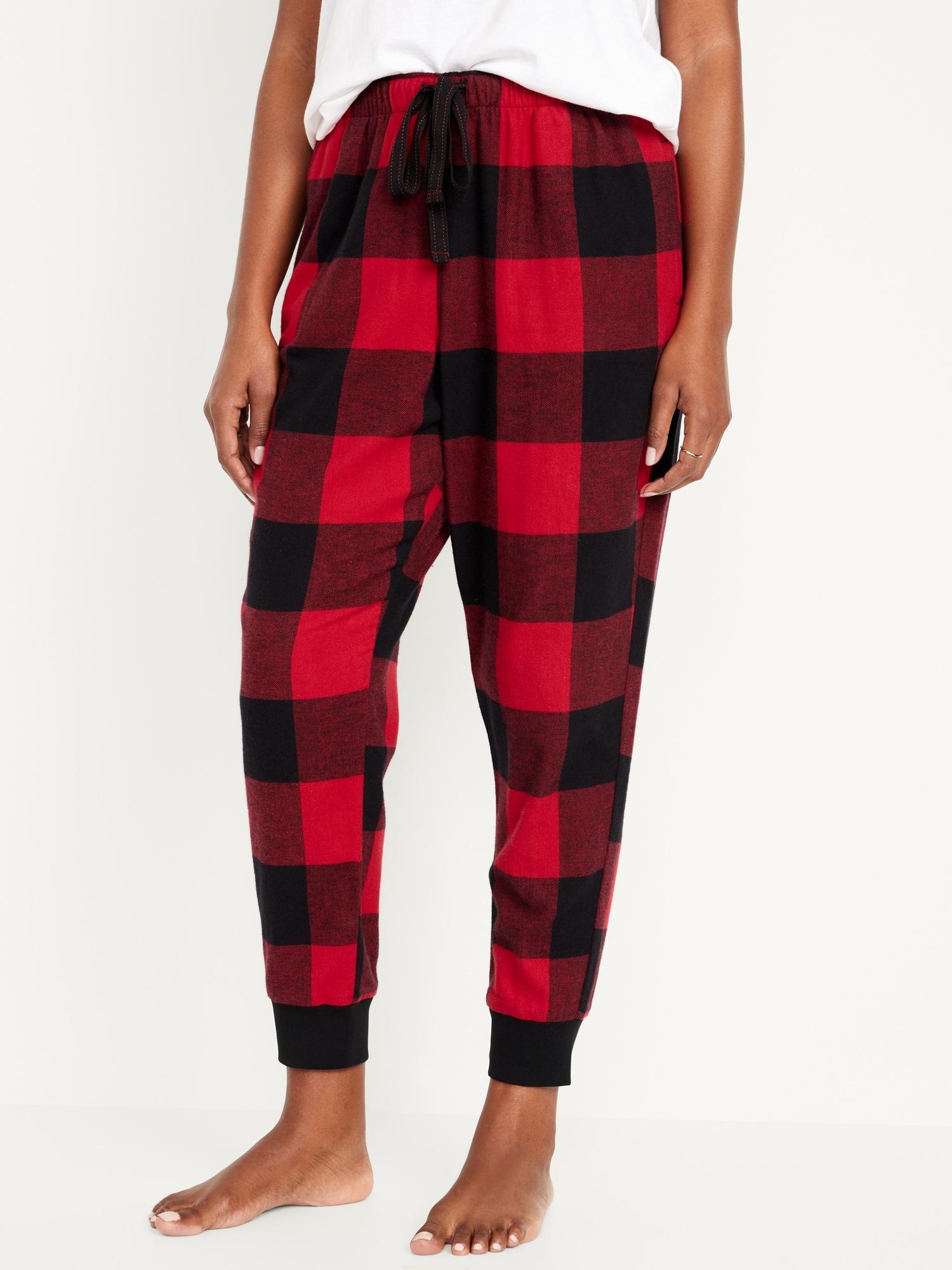 Matching Flannel Jogger Pajama Pants for Women Product Image