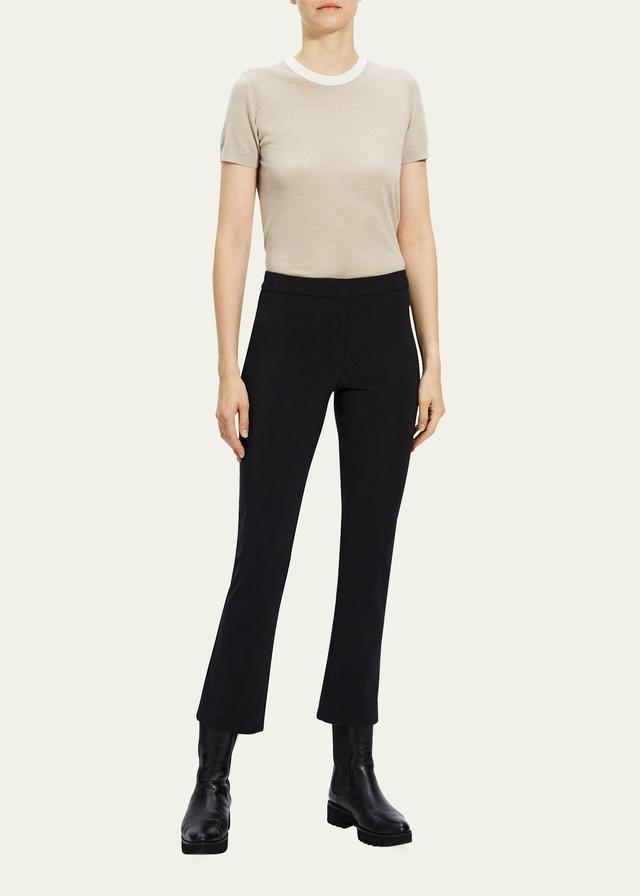 Theory Slim Kick Crop Pants Product Image