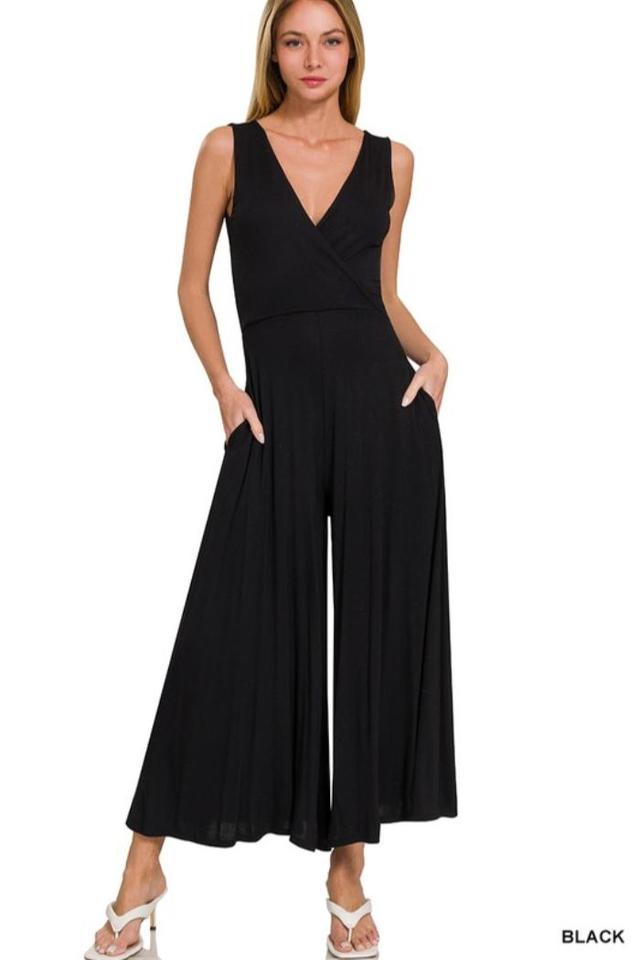 Surplice Jumpsuit Product Image