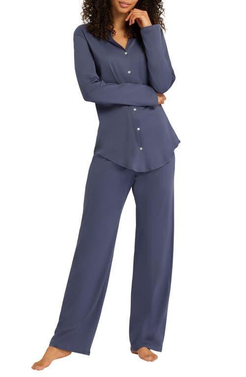 Womens Cotton Deluxe Pajama Set Product Image