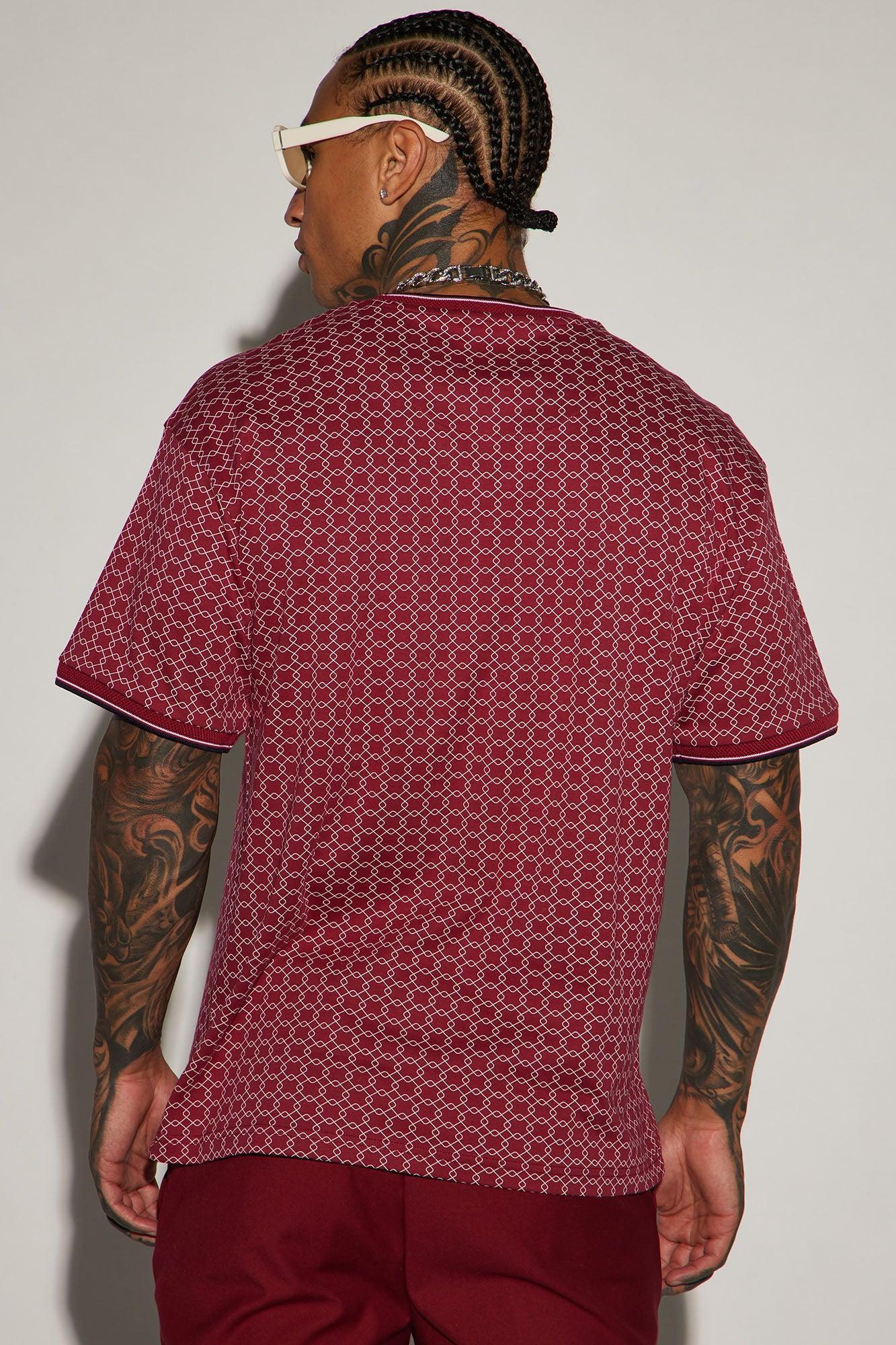 Grindin Short Sleeve Tee - Burgundy Product Image