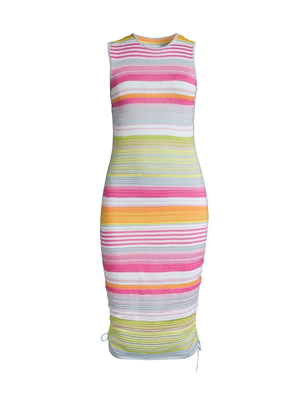 Womens Natalie Stripe Cover-Up Dress Product Image