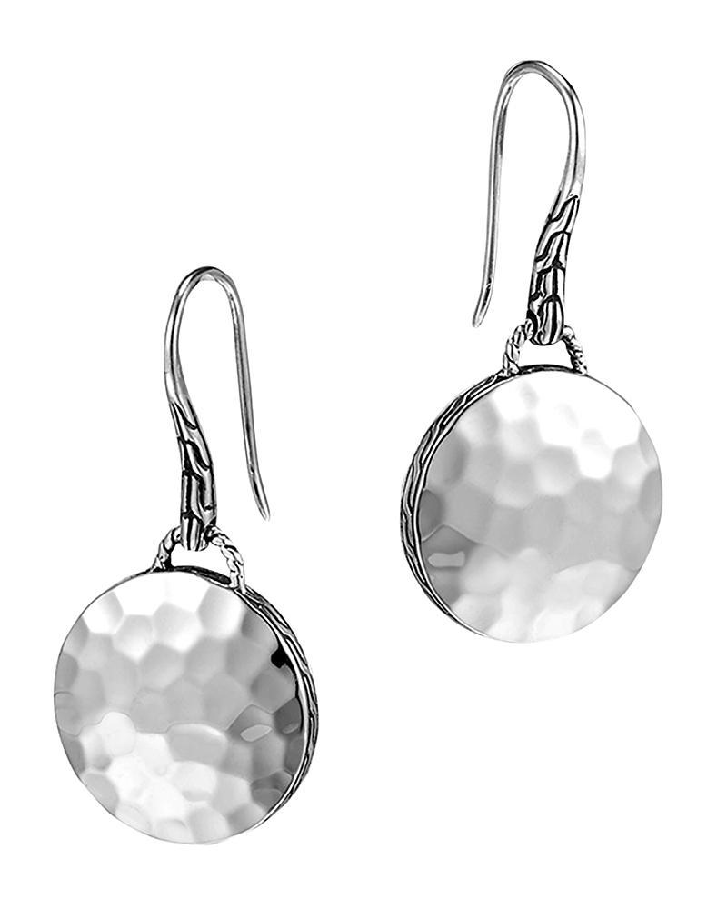 John Hardy Dot Hammered Drop Earrings Product Image