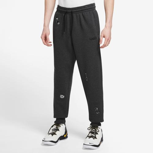 Nike Mens Nike LBJ Fleece Pants - Mens Black/Black Product Image