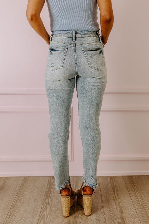 The Cely High Waist Distressed Jean Product Image