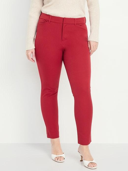 High-Waisted Pixie Skinny Ankle Pants Product Image