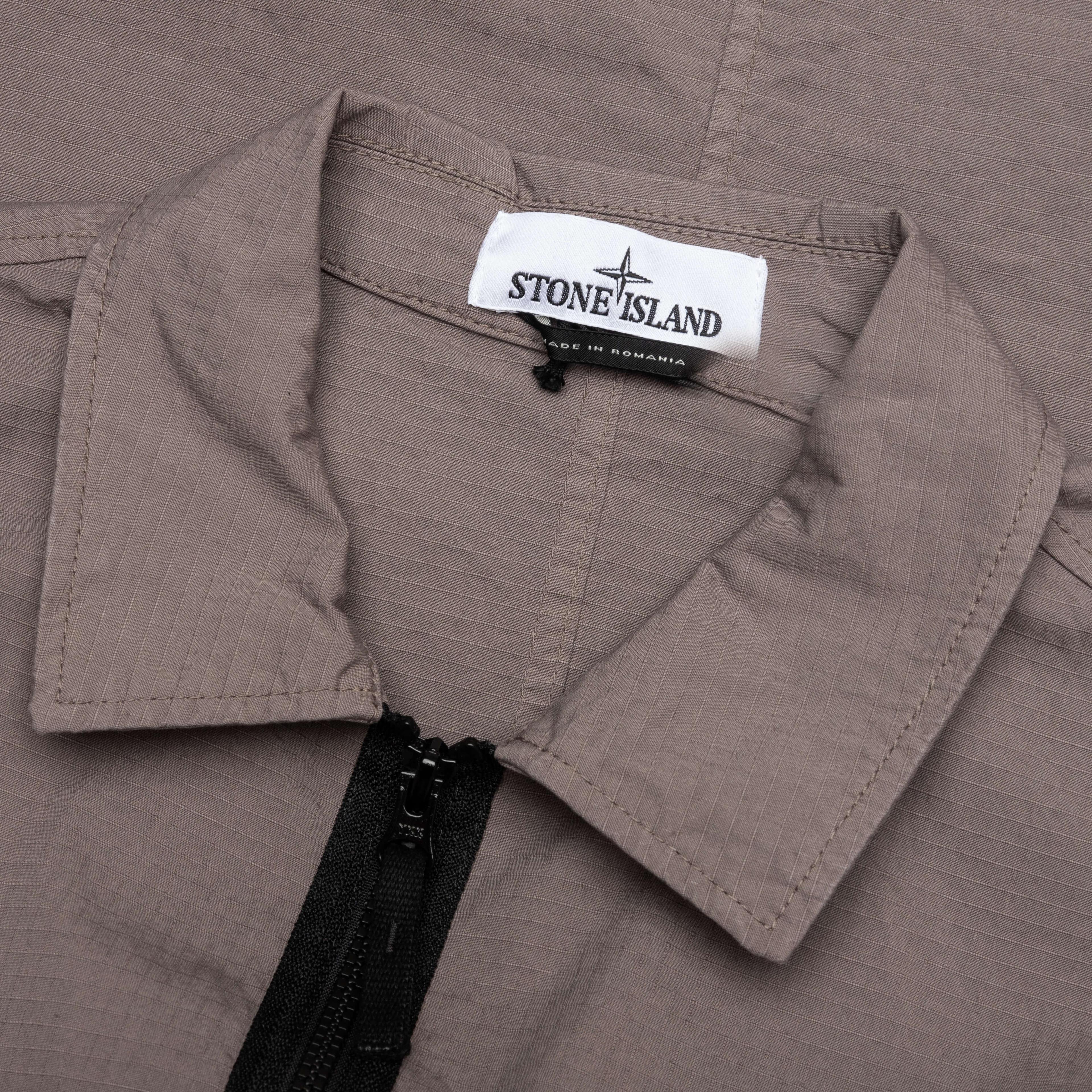 Regular Fit Overshirt - Dove Grey Male Product Image