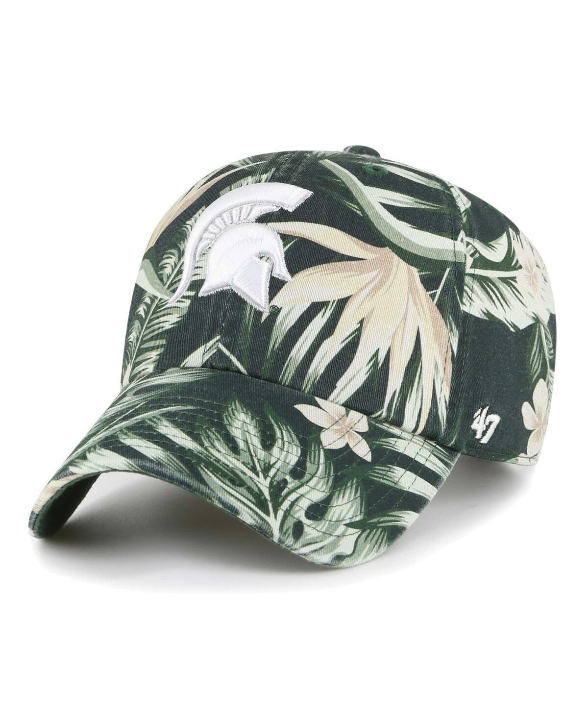 Mens 47 Michigan State Spartans Tropicalia Clean Up Adjustable Hat Product Image