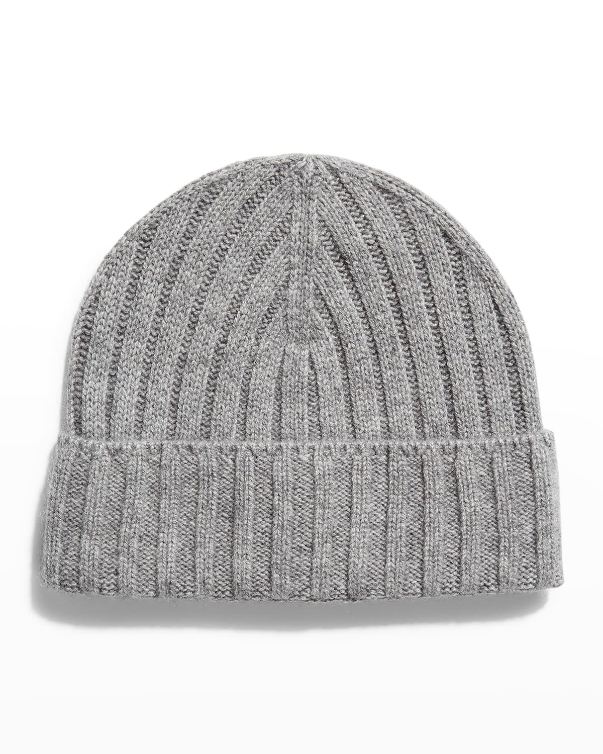 Mens Cashmere Beanie Hat Product Image