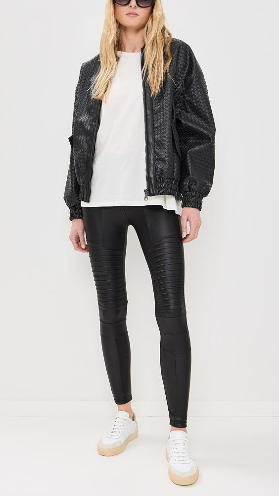 Plush Fleece Lined Liquid Moto Leggings | Shopbop Product Image