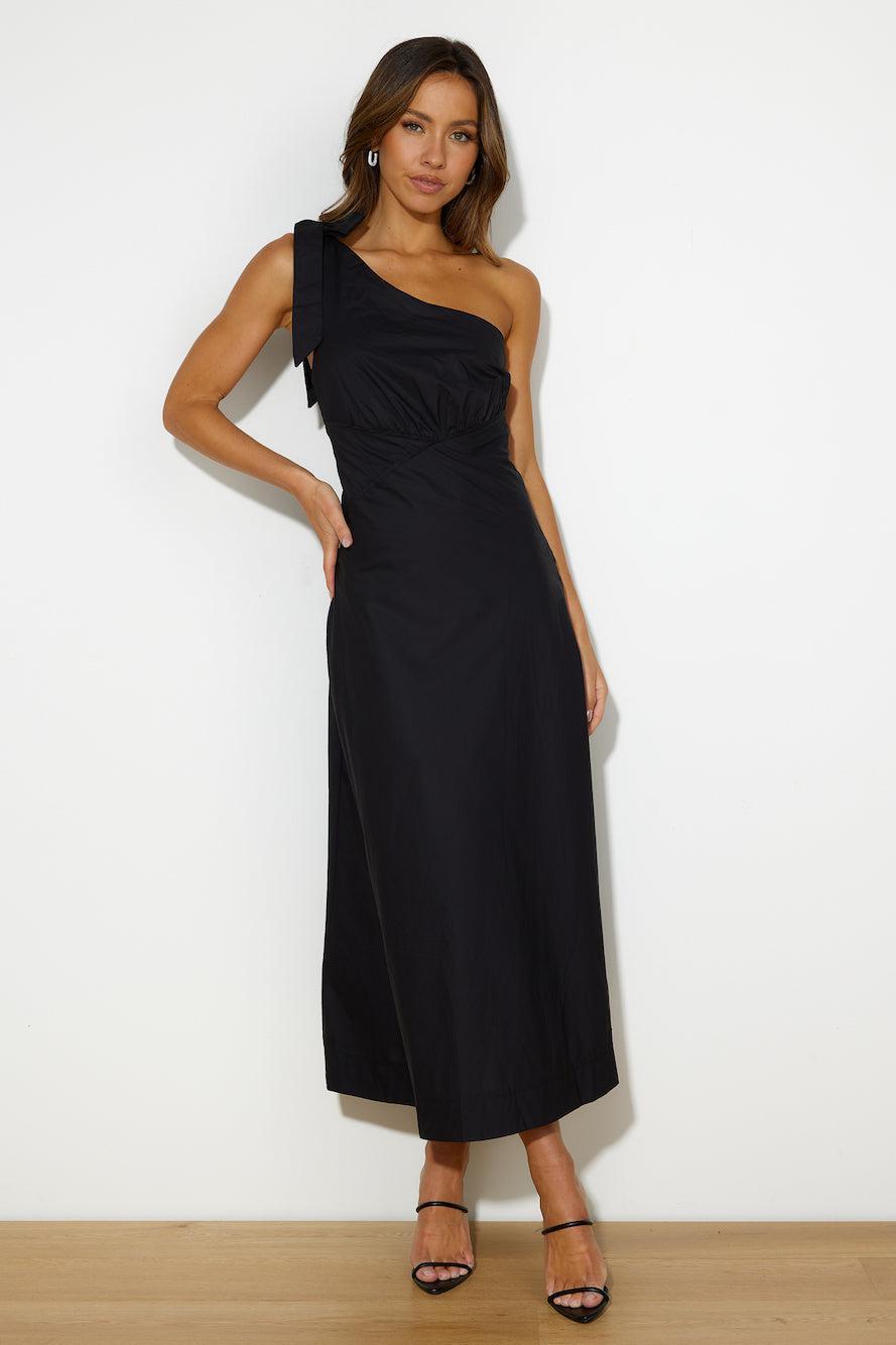 Be Your Date Midi Dress Black Product Image