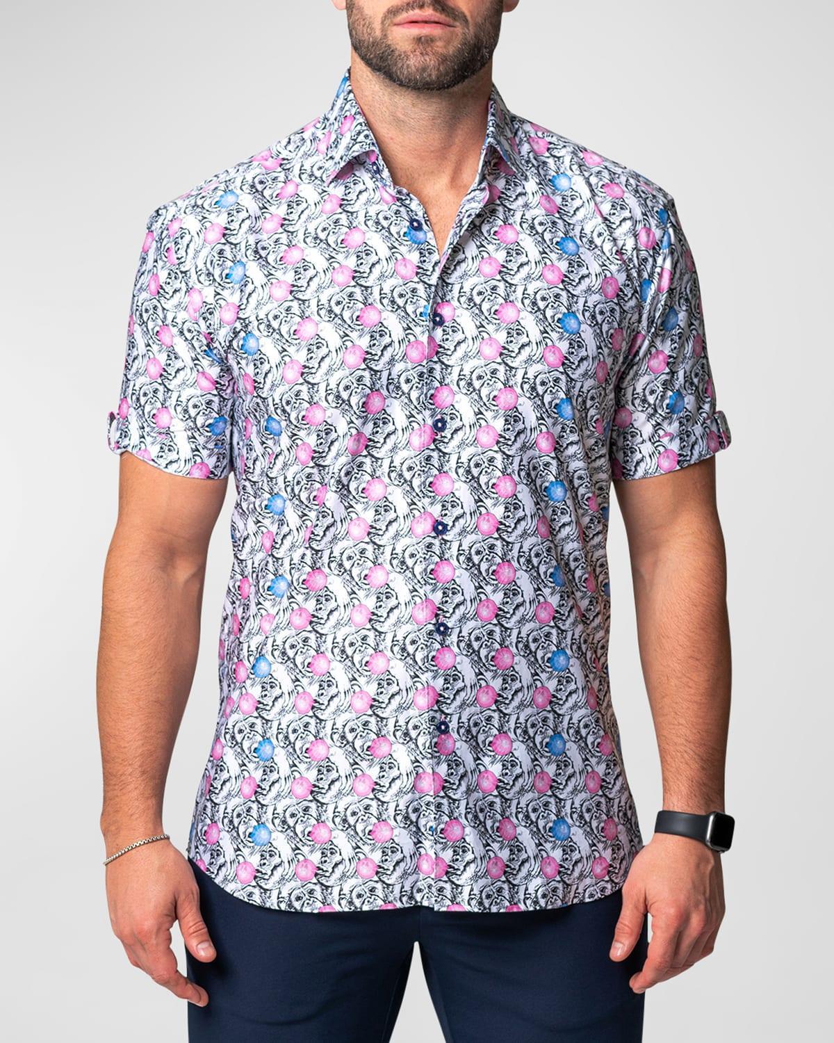 Mens Galileo Monkey Gum Sport Shirt Product Image