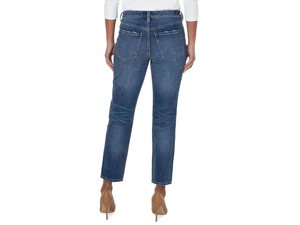 Liverpool Los Angeles High-Rise Non-Skinny Skinny with Exposed Button Fly in Highland Drive (Highland Drive) Women's Jeans Product Image