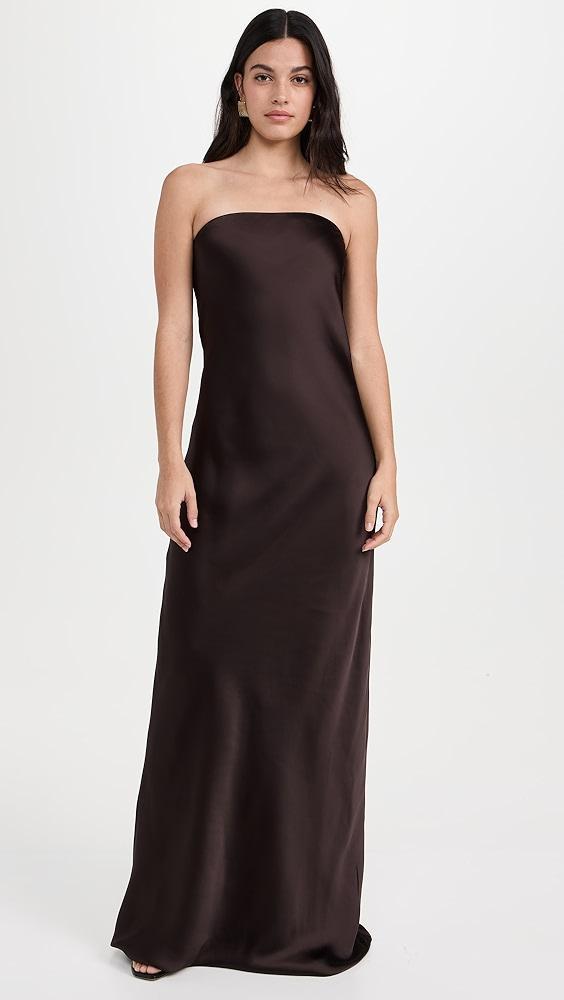 Norma Kamali Bias Strapless Gown | Shopbop Product Image