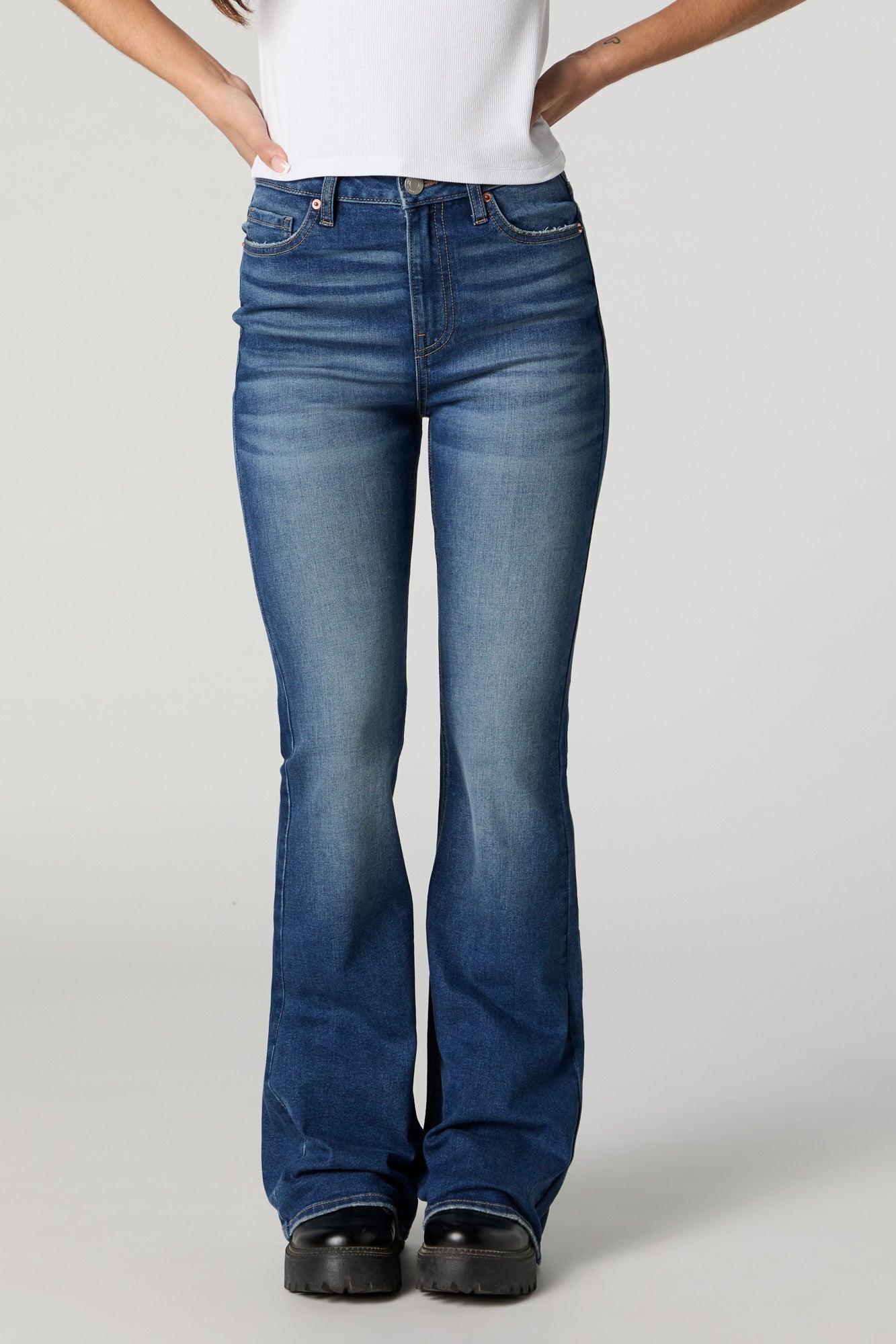 Austin Dark Vintage Wash High-Rise Flare Jean Female Product Image