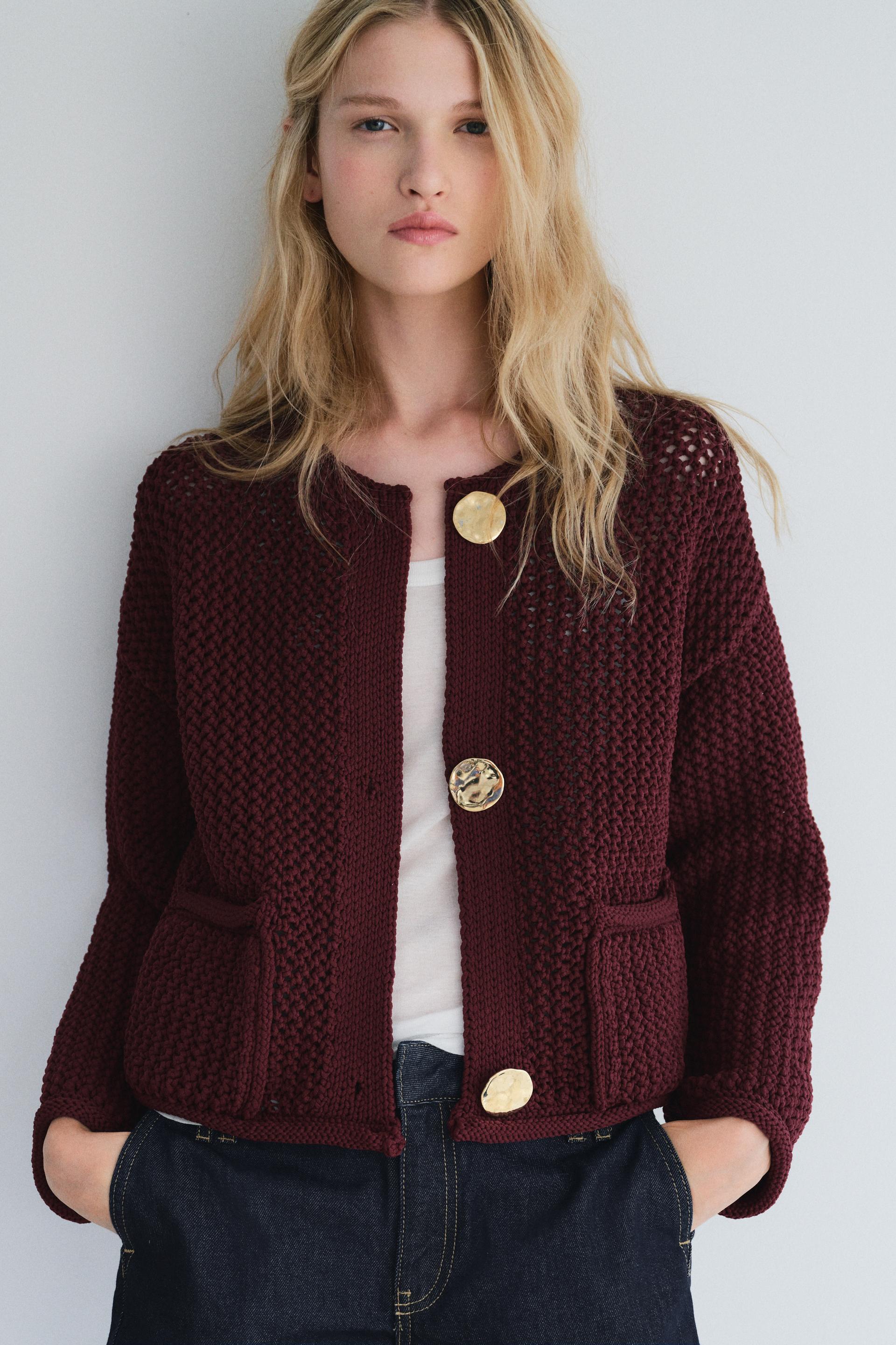 CHUNKY KNIT CARDIGAN Product Image