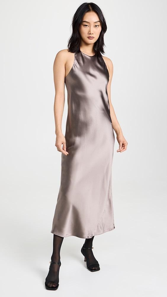 Tibi Heavy Satin Midi Dress | Shopbop Product Image