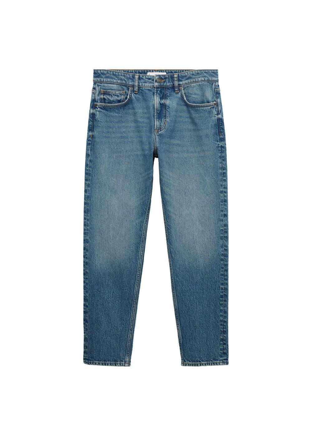 MANGO MAN - Ben tapered fit jeans medium blueMen Product Image