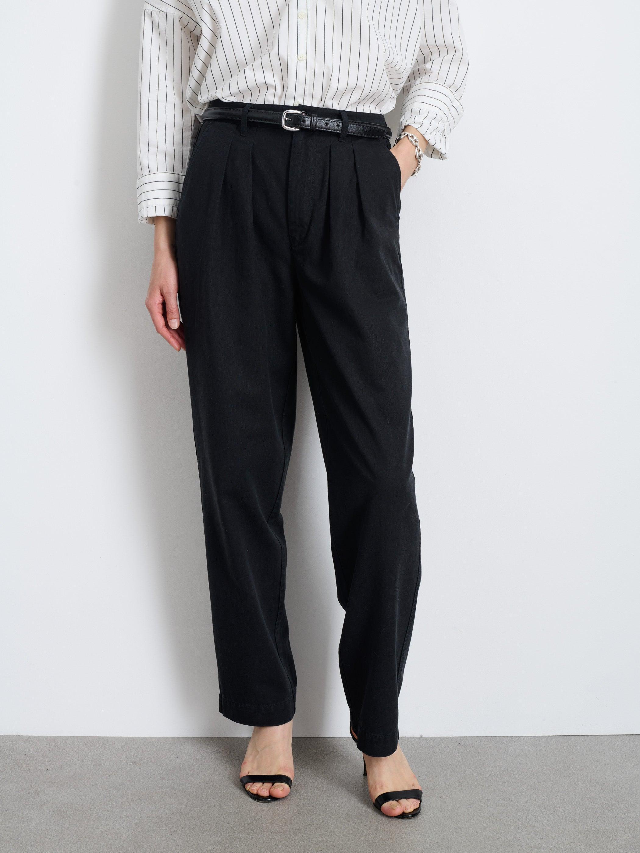 Keaton Double Pleat Pant in Twill Female Product Image