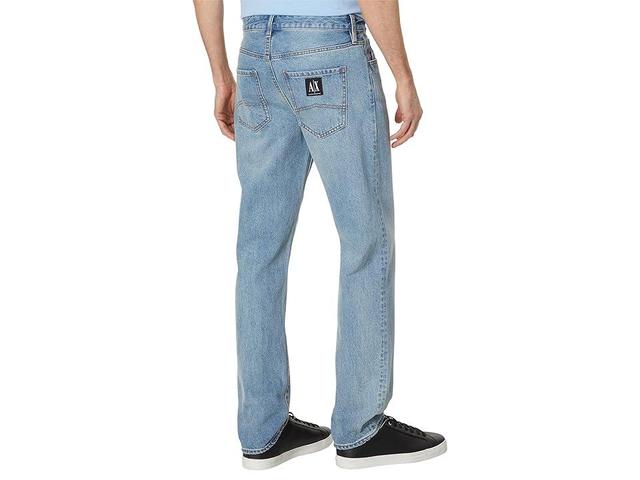 Armani Exchange Slim Fit Five-Pocket Denim Pants (Indigo Denim) Men's Jeans Product Image