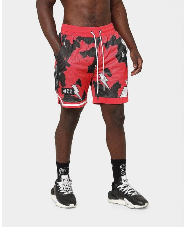 The Anti Order Mens Storm Camo Basketball Shorts - Black/red Product Image