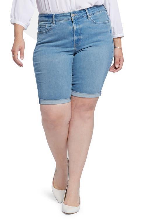 NYDJ Briella Roll Cuff Denim Bermuda Shorts Product Image