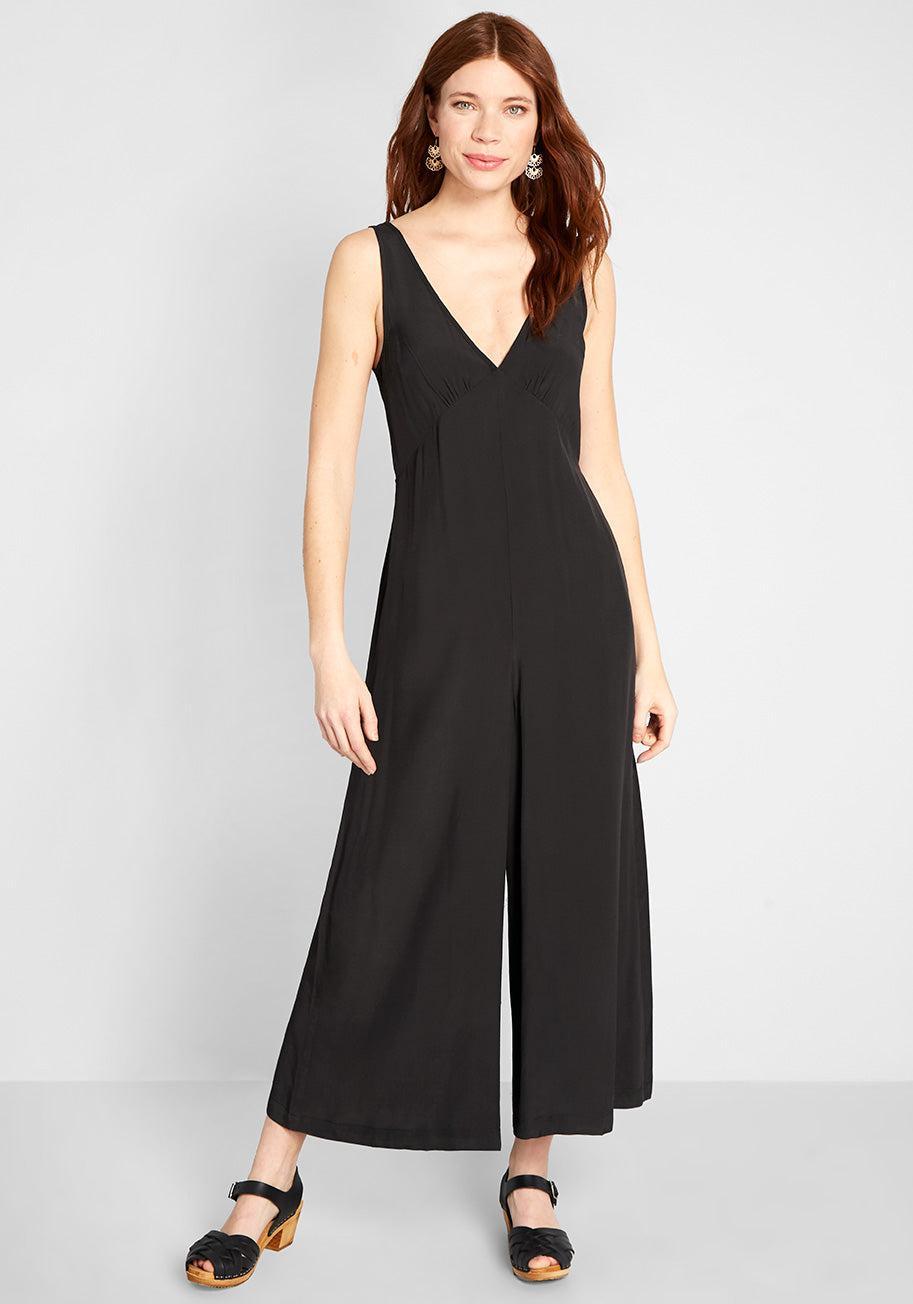 Bon Voyage V-Neck Jumpsuit Product Image