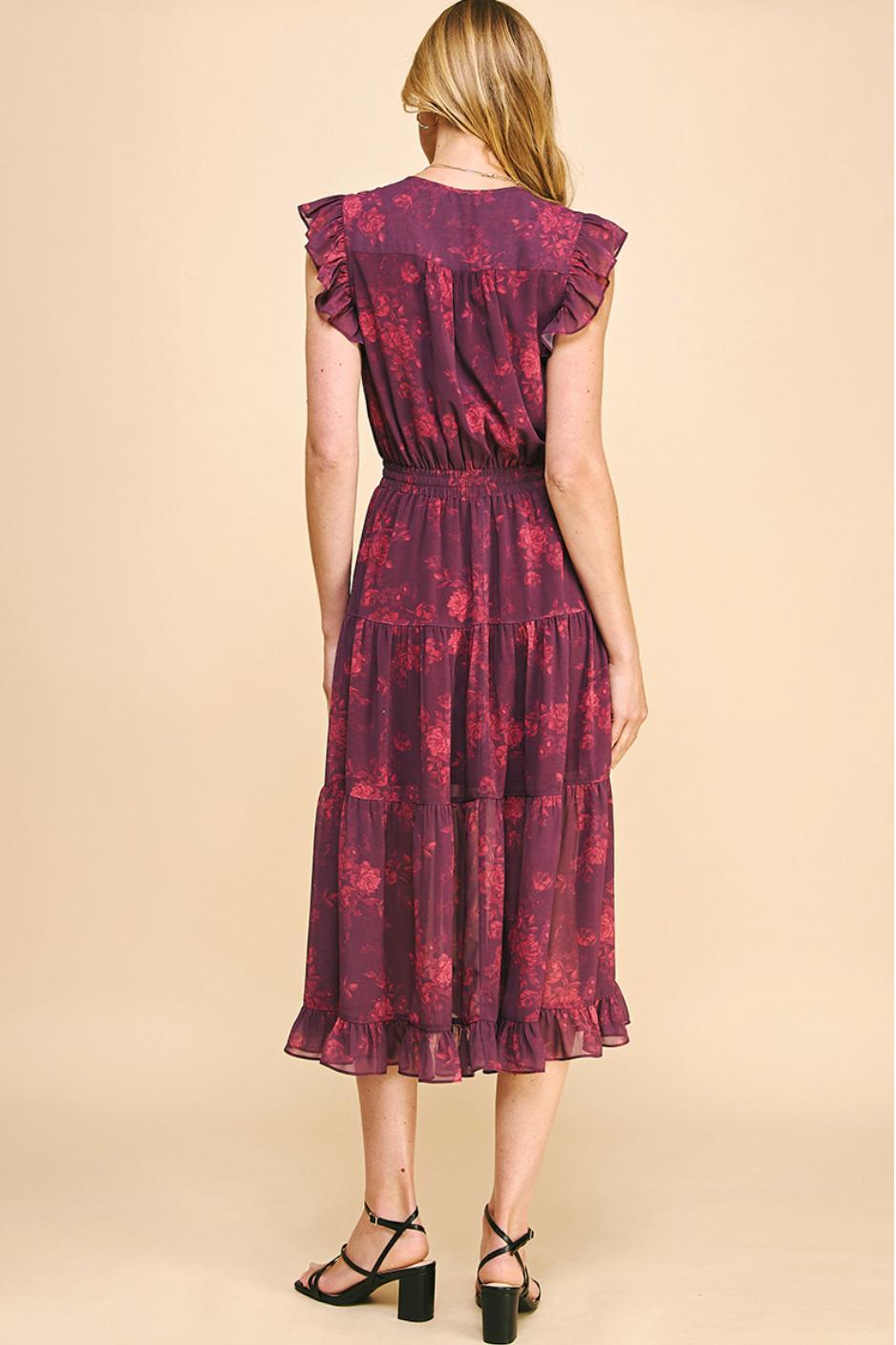 Floral Knee Length Dress Product Image