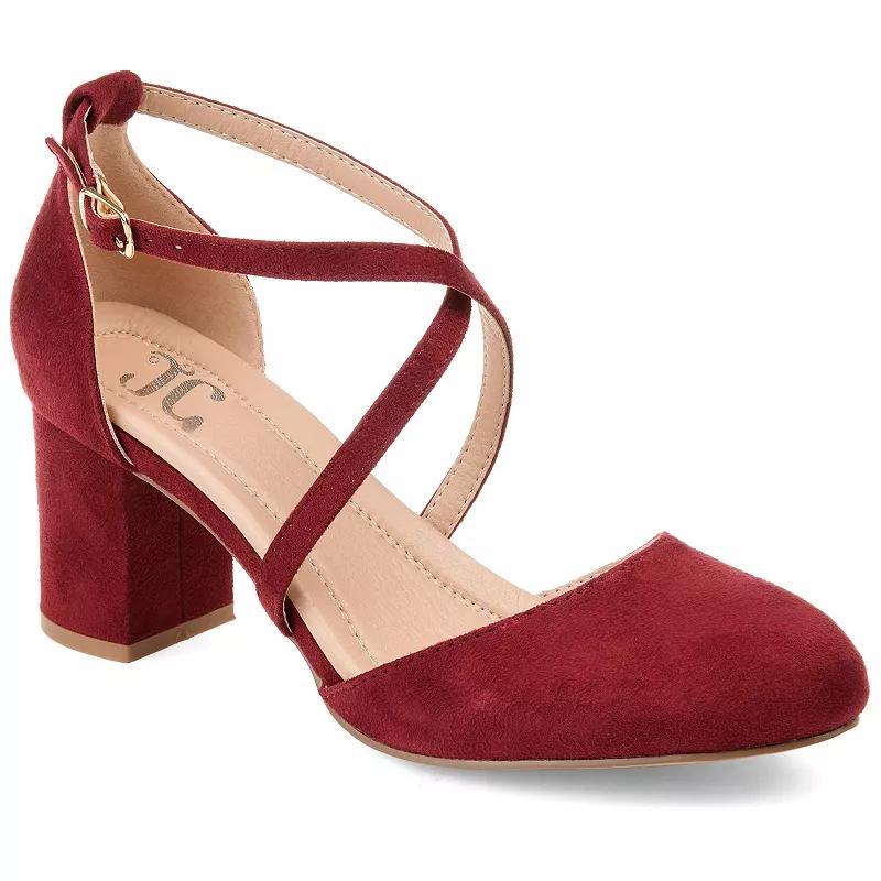 Journee Collection Womens Foster Wide Pump Product Image