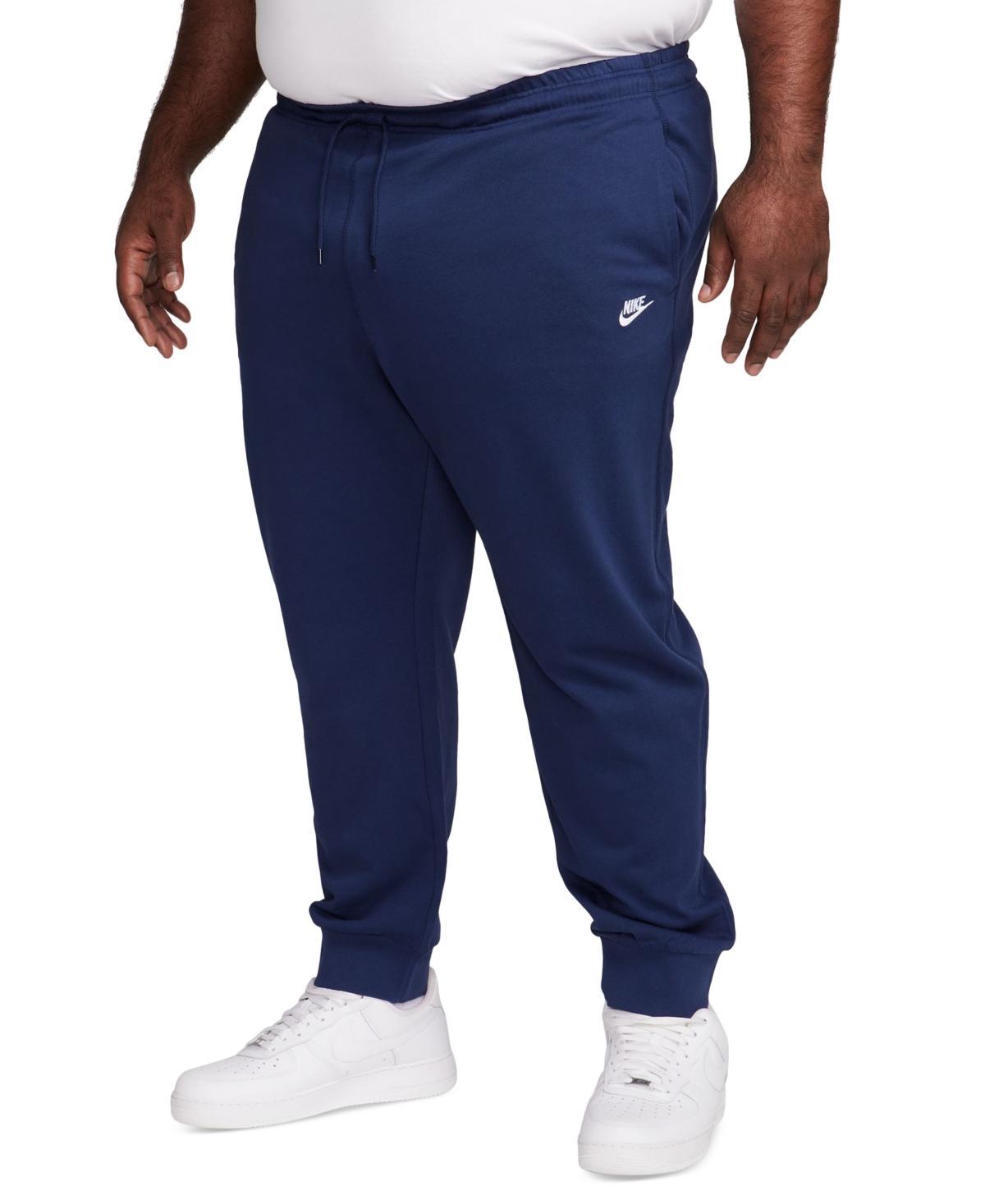 Nike Mens Nike Club Knit Jogger - Mens Midnight Navy/White Product Image