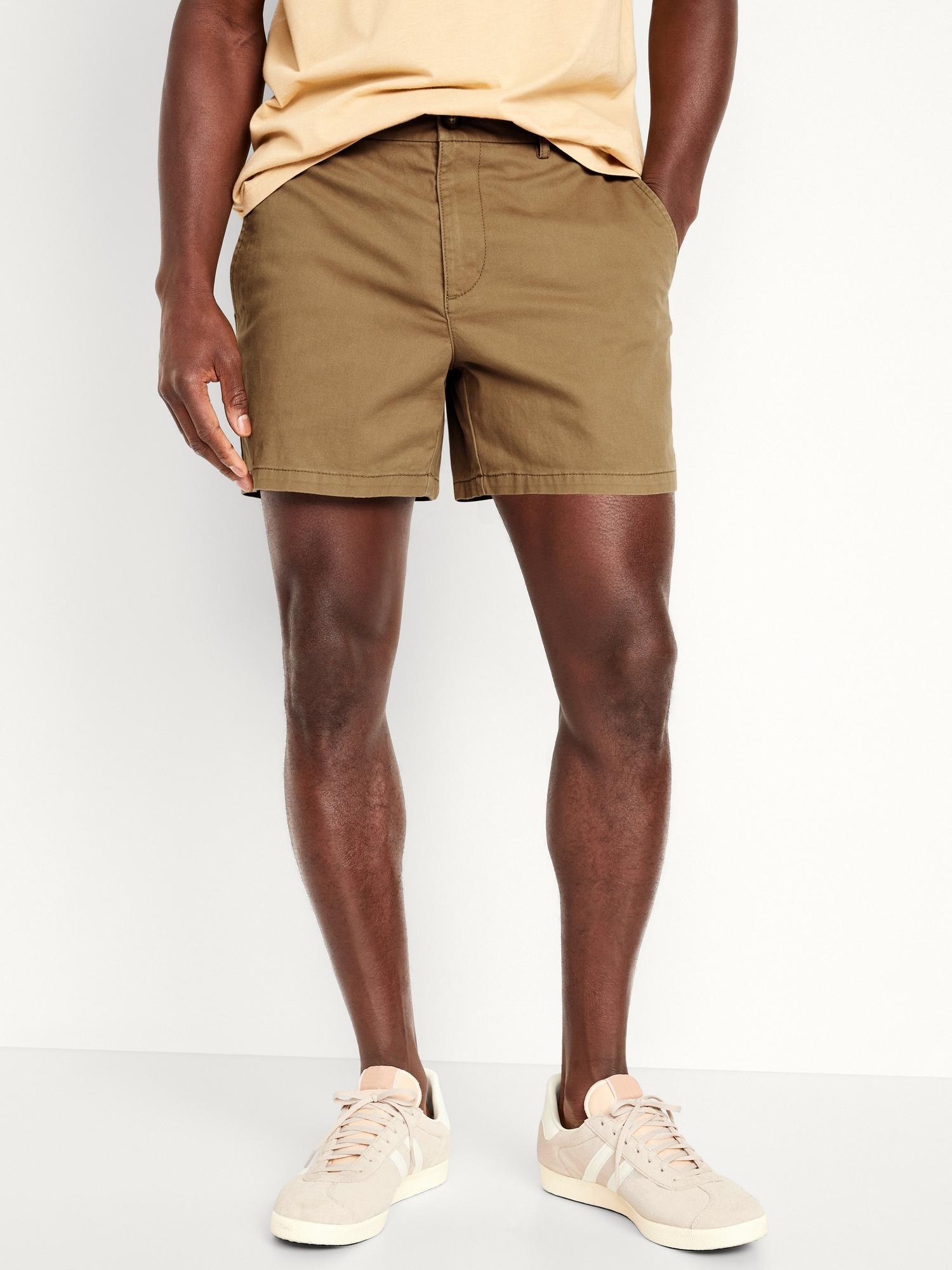 Slim Built-In Flex Rotation Chino Shorts for Men -- 5-inch inseam Product Image