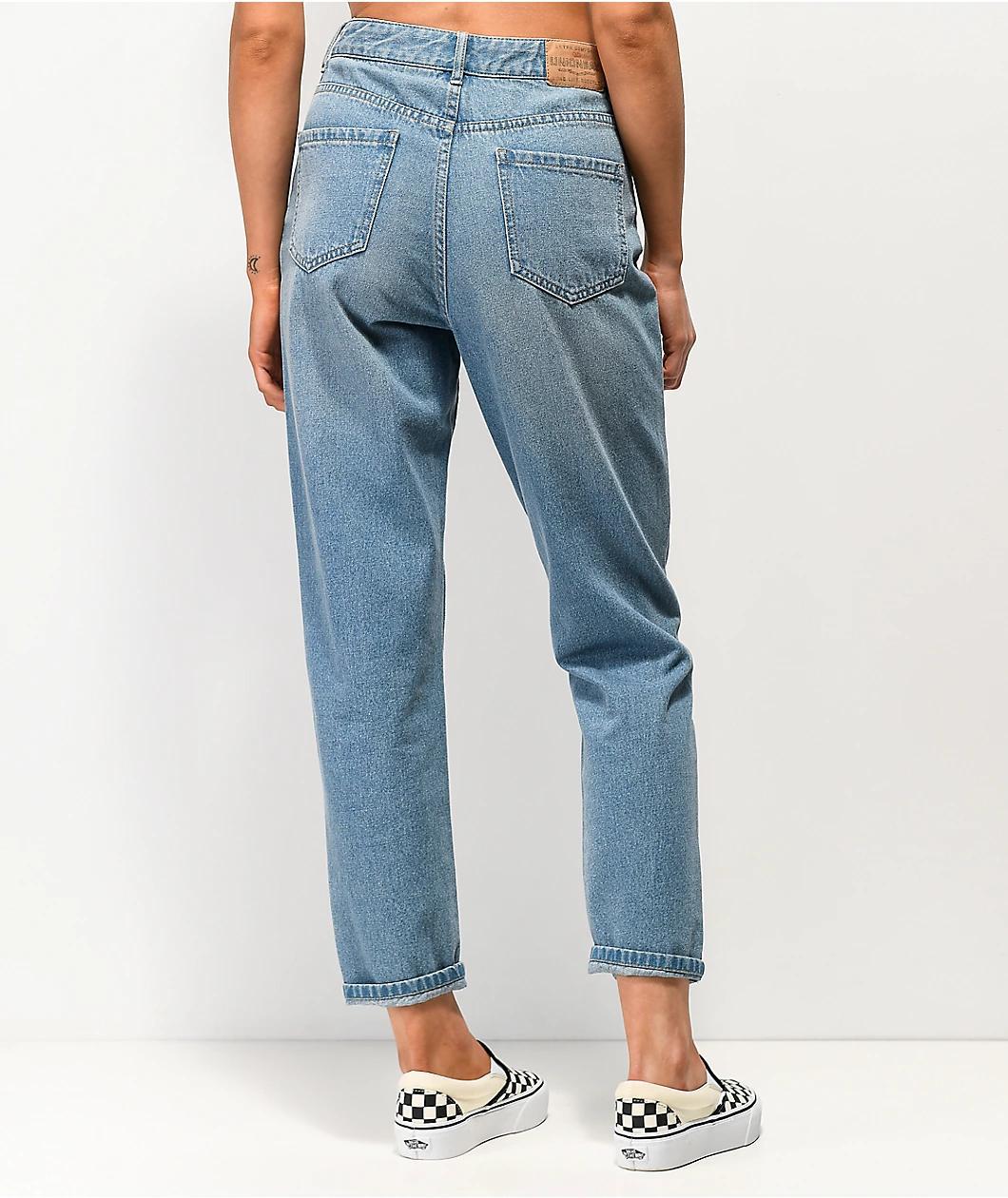 Unionbay Vintage Light Wash Mom Jeans Product Image