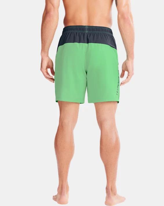 Mens UA Colorblock Swim Volley Shorts Product Image