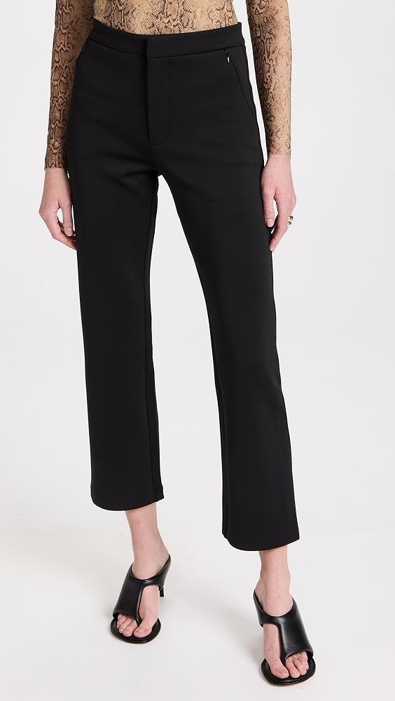 Good American Shiny Scuba Cropped Trousers | Shopbop Product Image