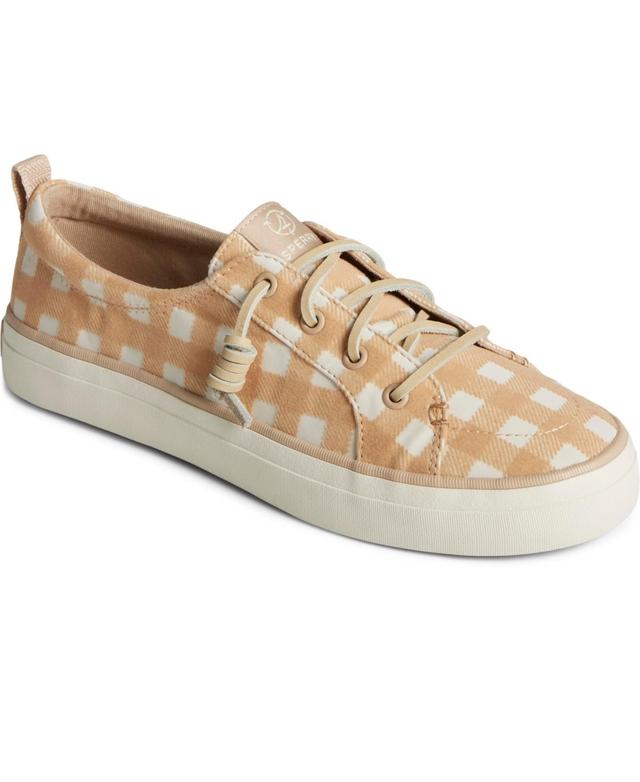 Sperry Womens Crest Vibe Gingham Canvas Sneakers, Created for Macys Product Image