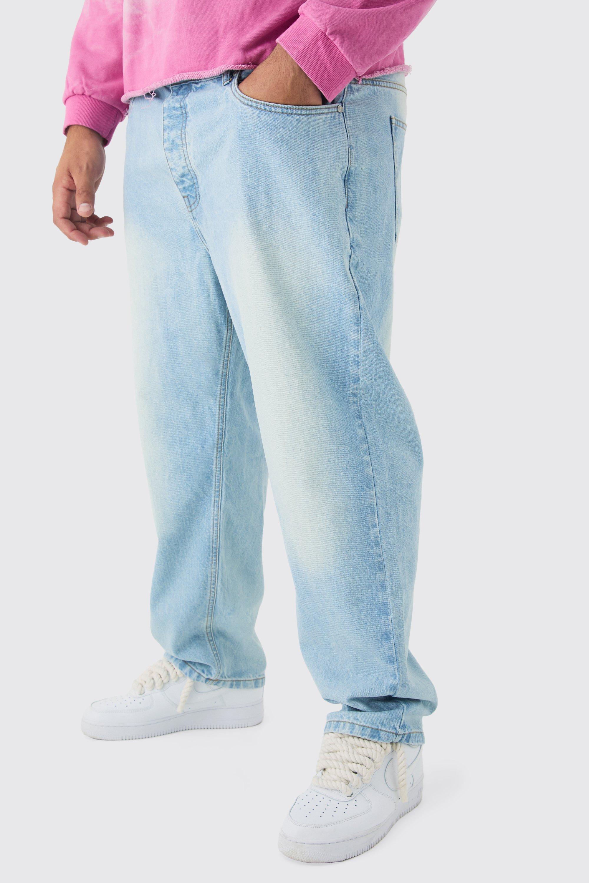 Plus Tapered Fit Jeans | boohooMAN USA product image