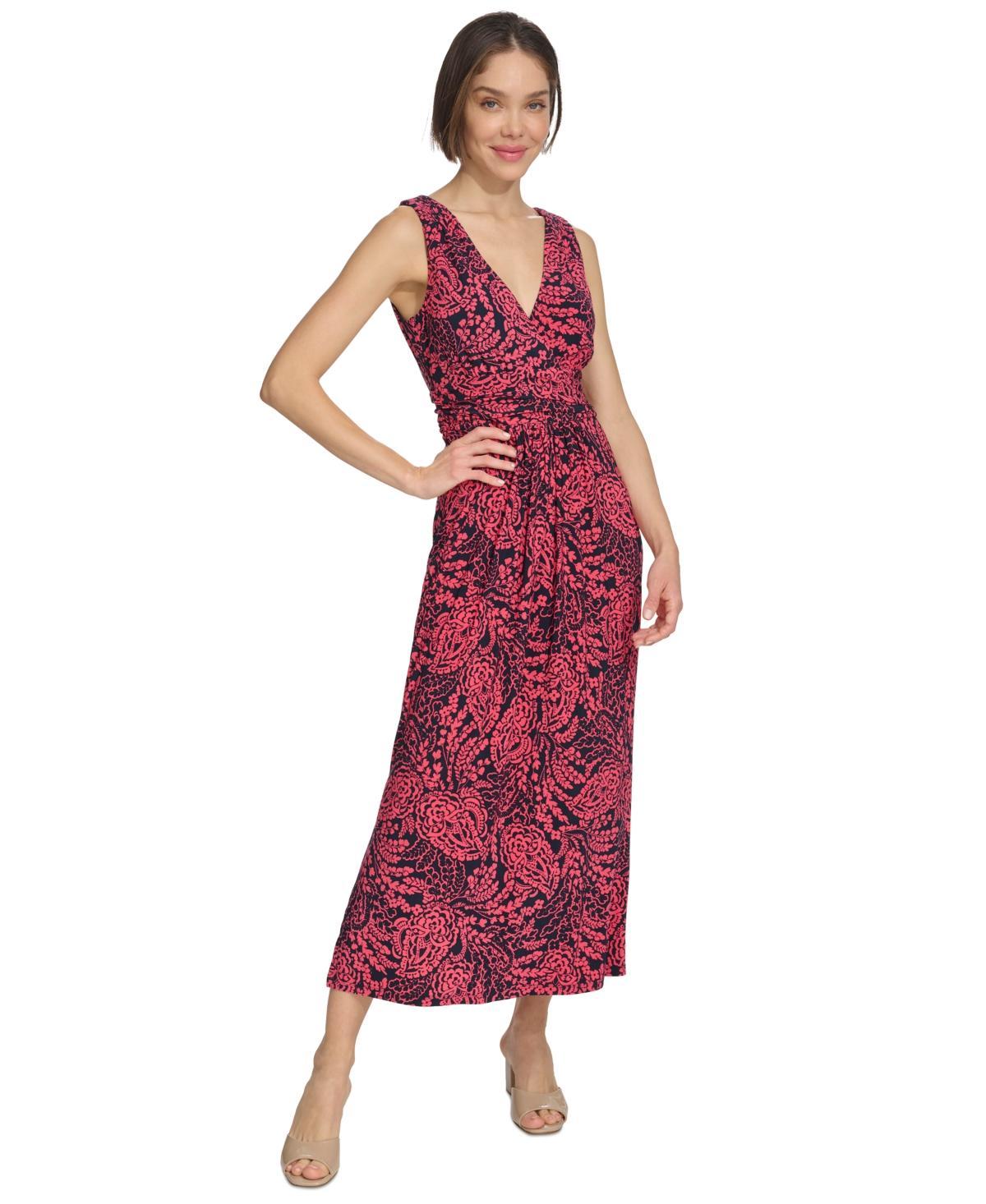 Tommy Hilfiger Womens Printed Maxi Dress - Skycpt Product Image