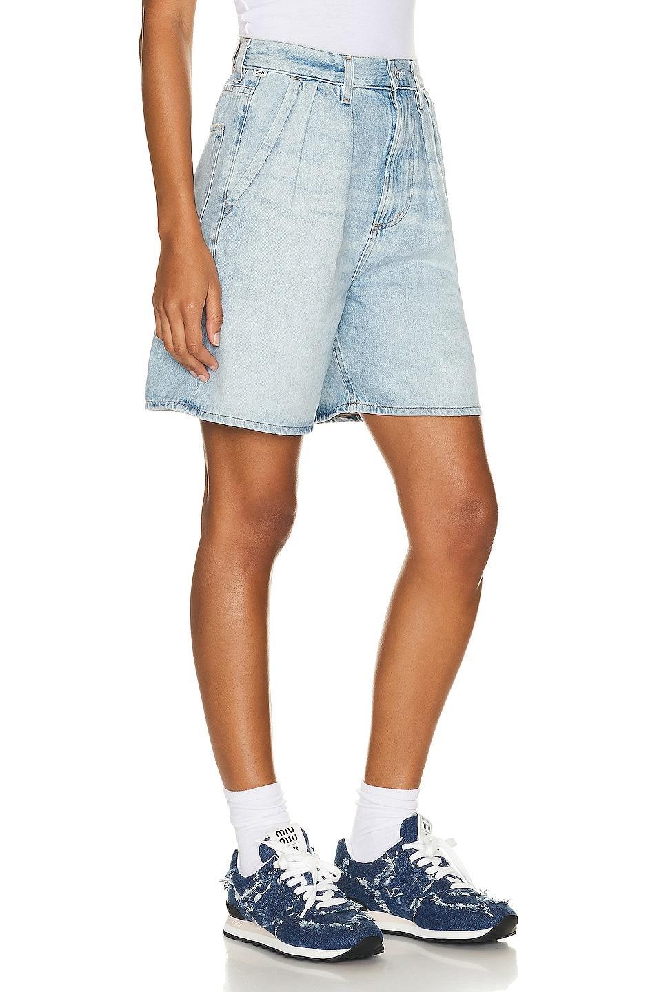 Citizens of Humanity Maritzy Denim Short Blue. (also in ). Product Image