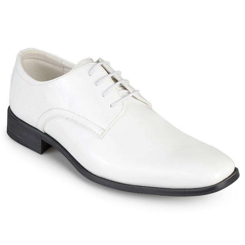 Vance Co. Cole Mens Oxford Dress Shoes White Product Image