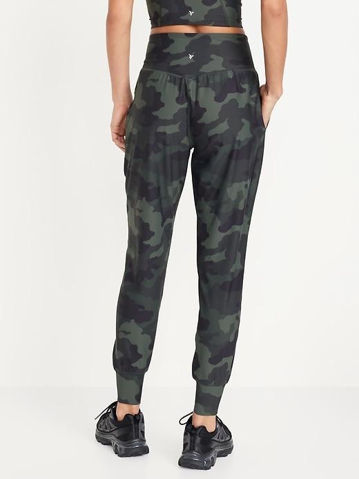 High-Waisted PowerSoft Rib 7/8 Joggers Product Image