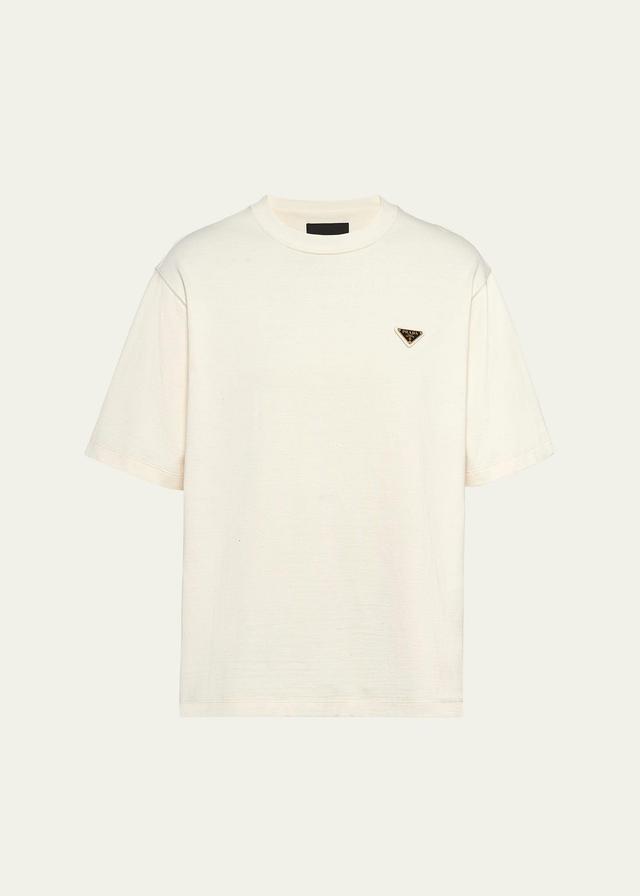 Mens Cotton Logo T-Shirt Product Image