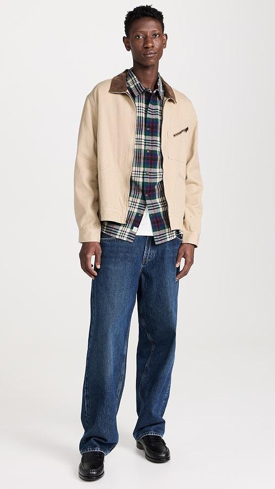 Marine Layer Brushed Stretch Selvage Shirt | Shopbop Product Image