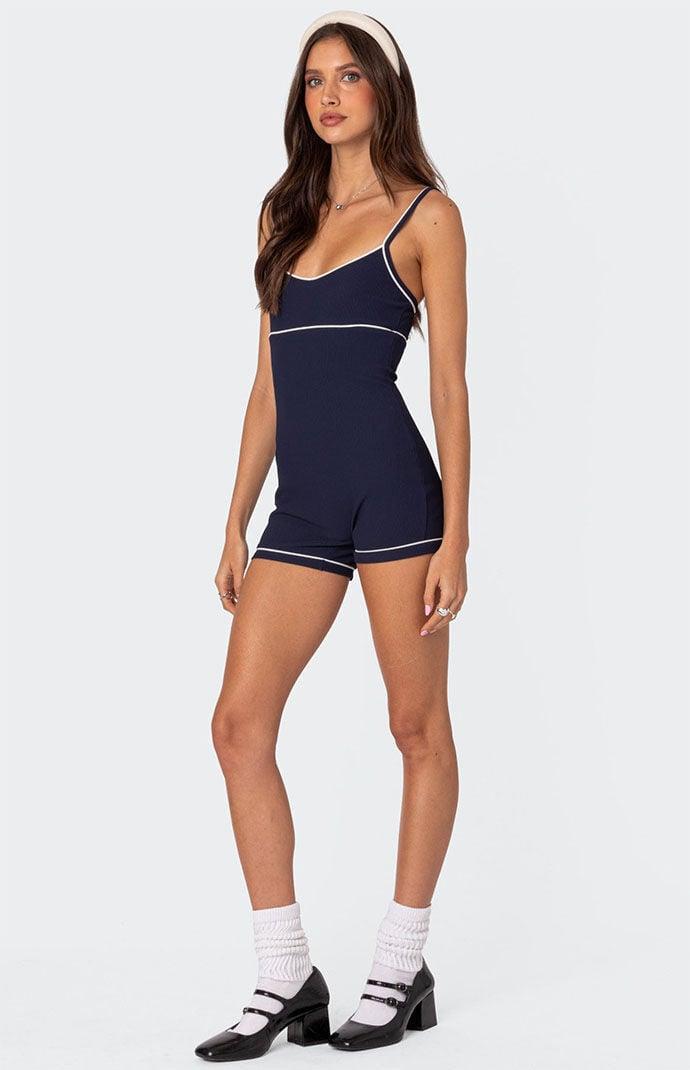 Edikted Womens Zetta Contrast Romper Product Image