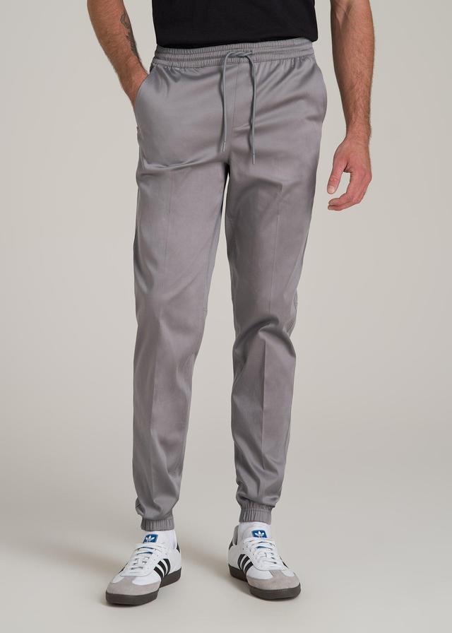 Stretch Twill Tall Men's Jogger Pants in Owl Grey Product Image