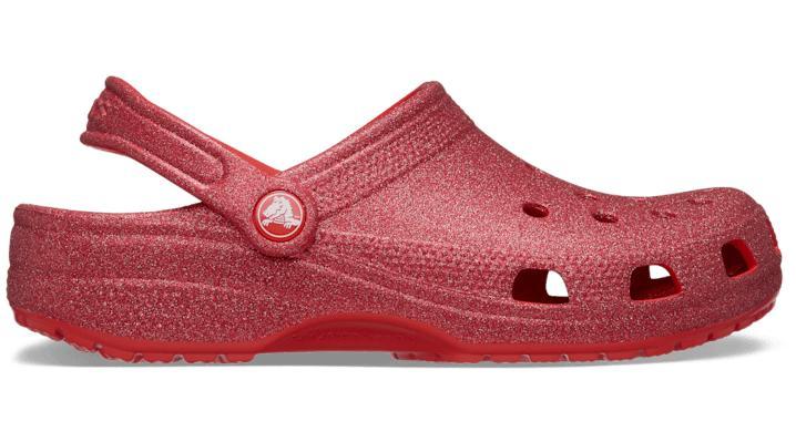 Crocs Womens Classic Glitter Clogs Product Image