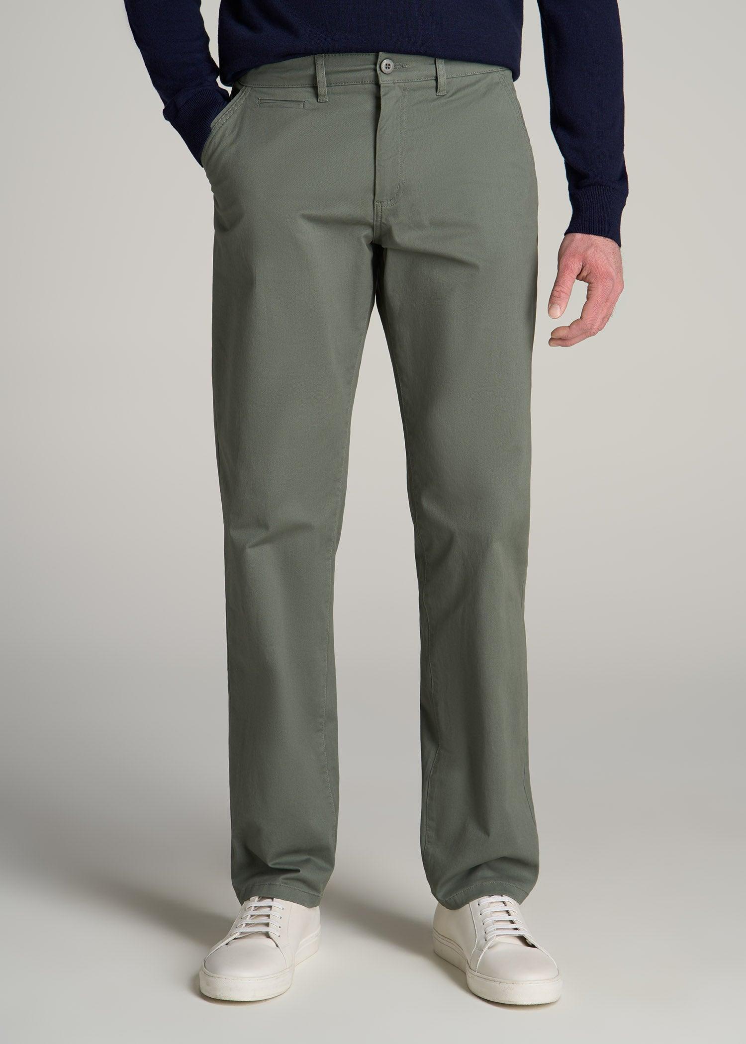 Mason RELAXED Chinos in Wreath Green - Pants for Tall Men Product Image