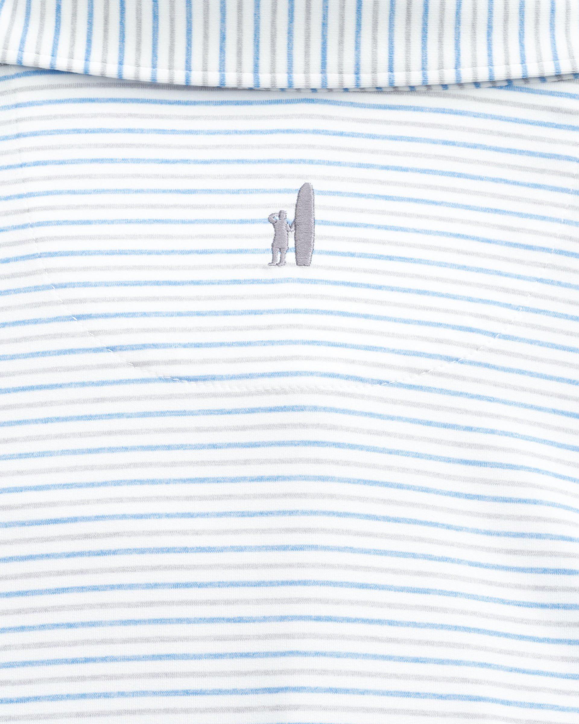 johnnie-O Performance Jersey Polo - Vik Stripe Product Image