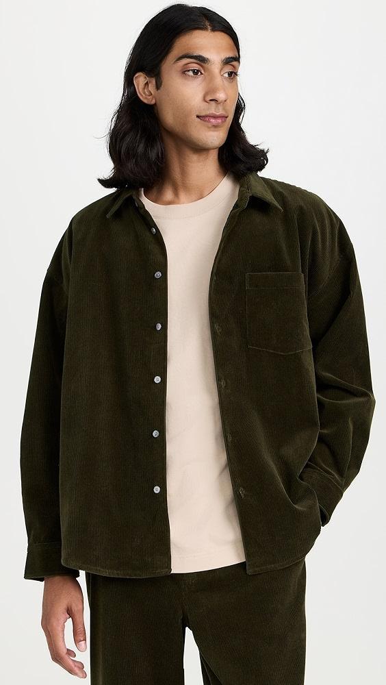 FRAME Relaxed Corduroy Overshirt | Shopbop Product Image